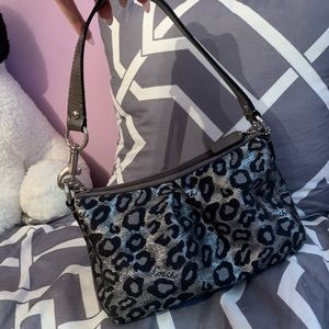 Sparkly Cheetah, authentic Coach bag